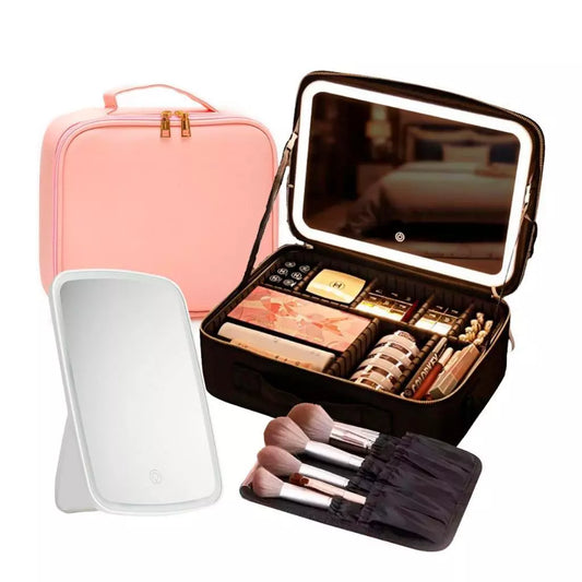 Organizador De Maquillaje Joyero Espejo