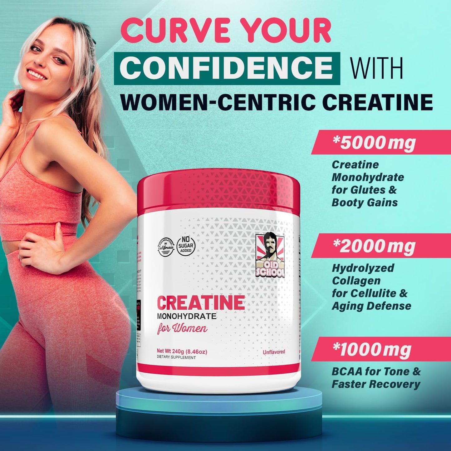 Creatine for Women - La Fórmula Americana Más Vendida en Internet + Envío Gratis
